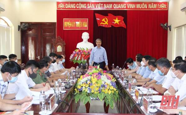 Thiệu Hóa cần khắc phục nhanh những hạn chế để phấn đấu đạt chuẩn huyện nông thôn mới trong năm 2021