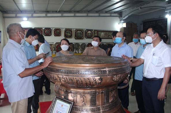 Thẩm tra mức độ đạt chuẩn nông thôn mới huyện Thiệu Hóa