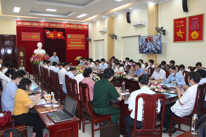 Thẩm tra mức độ đạt chuẩn nông thôn mới huyện Thiệu Hóa