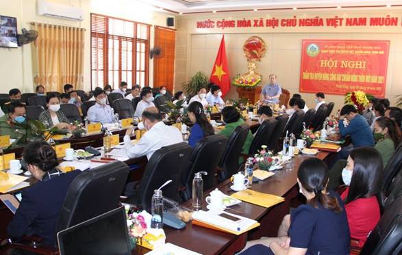 Thẩm tra mức độ đạt chuẩn nông thôn mới tại huyện Nông Cống