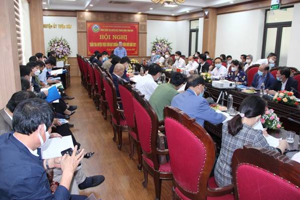 Thẩm tra mức độ đạt chuẩn nông thôn mới huyện Triệu Sơn
