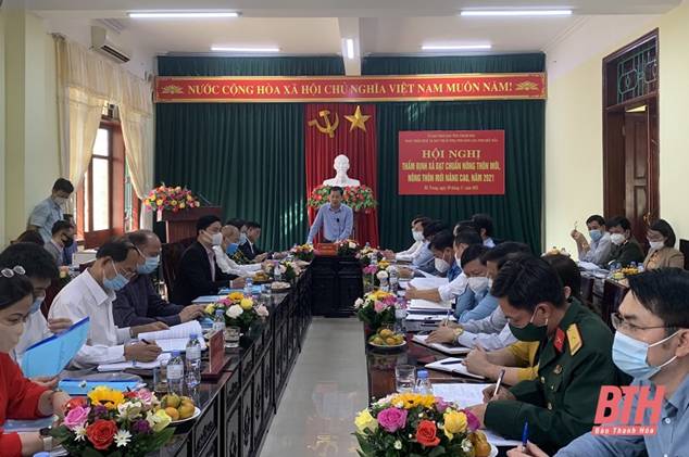 Thẩm định nông thôn mới cho các xã tại huyện Hà Trung