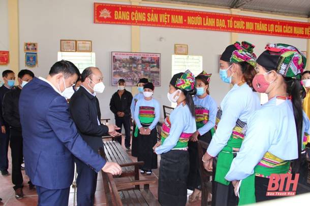 Thẩm định mức độ đạt chuẩn nông thôn mới cho 3 xã huyện Ngọc Lặc