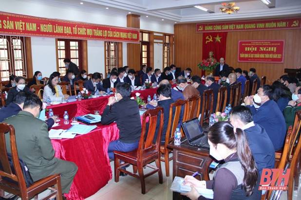 Thẩm định mức độ đạt chuẩn nông thôn mới cho 3 xã huyện Ngọc Lặc