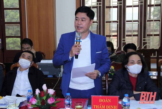 Thẩm định mức độ đạt chuẩn nông thôn mới cho 3 xã huyện Ngọc Lặc