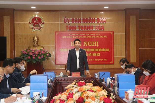 Thẩm định xã đạt chuẩn nông thôn mới, nông thôn mới nâng cao, nông thôn mới kiểu mẫu đợt 1 năm 2022
