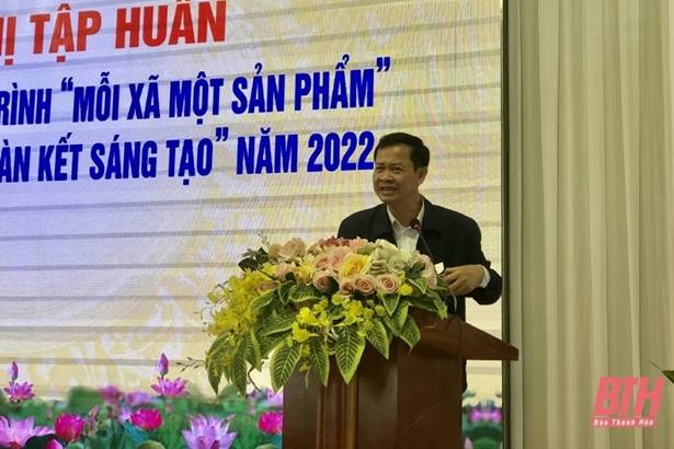Tập huấn chương trình mỗi xã một sản phẩm